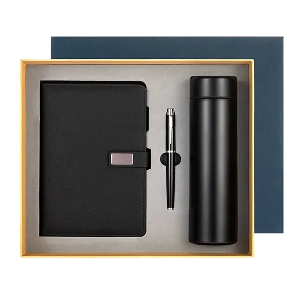 Business Fashion Notepad Thermos Cup Gift Box Set - Business Fashion Notepad Thermos Cup Gift Box Set - Image 1 of 3