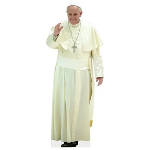 POPE FRANCIS LIFE SIZE CARDBOARD CUTOUT STAND-UP - POPE FRANCIS LIFE SIZE CARDBOARD CUTOUT STAND-UP - Image 0 of 2