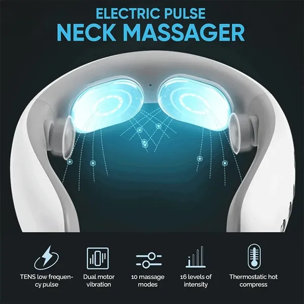 TENS Neck Massager with Heat - TENS Neck Massager with Heat - Image 1 of 4