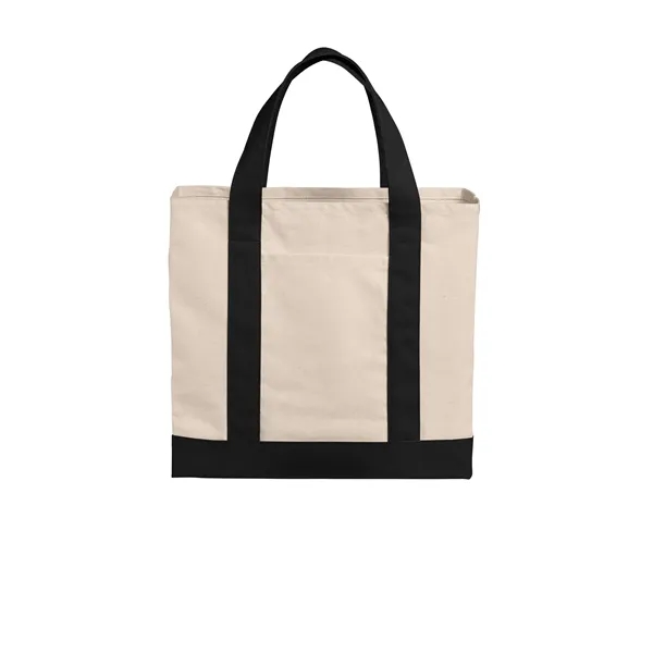 Port Authority Cotton Canvas Two-Tone Tote - Port Authority Cotton Canvas Two-Tone Tote - Image 4 of 7