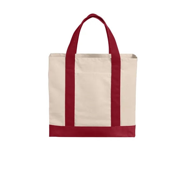 Port Authority Cotton Canvas Two-Tone Tote - Port Authority Cotton Canvas Two-Tone Tote - Image 5 of 7