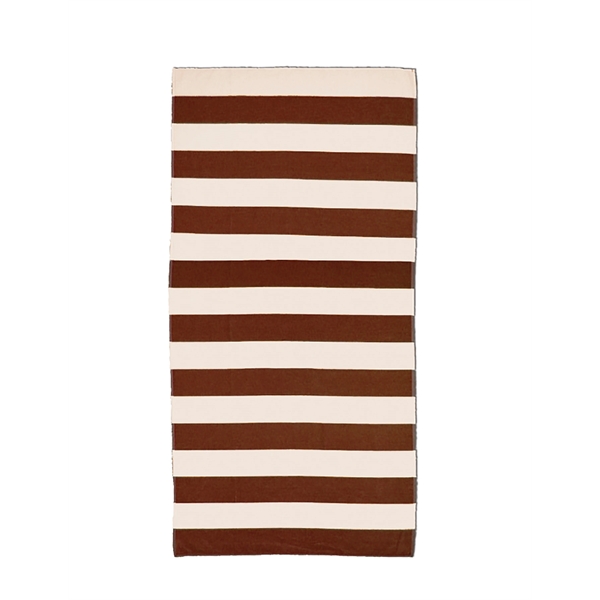 Horizontal Cabana Stripe Beach Towel - Horizontal Cabana Stripe Beach Towel - Image 2 of 8