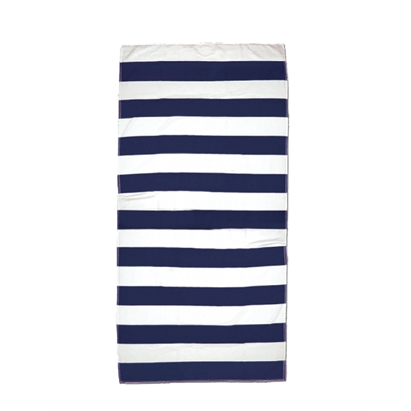 Horizontal Cabana Stripe Beach Towel - Horizontal Cabana Stripe Beach Towel - Image 5 of 8