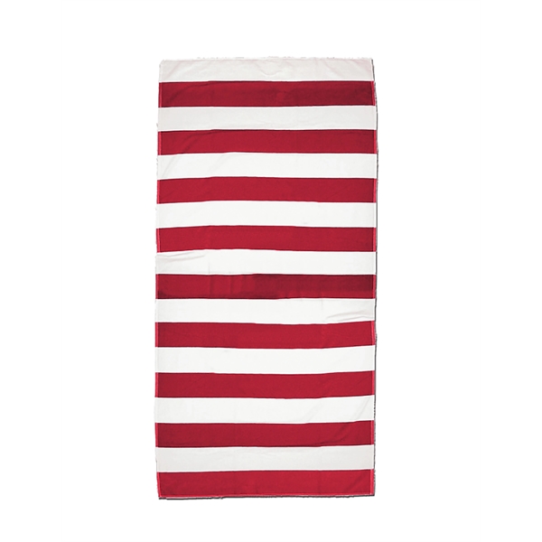 Horizontal Cabana Stripe Beach Towel - Horizontal Cabana Stripe Beach Towel - Image 6 of 8