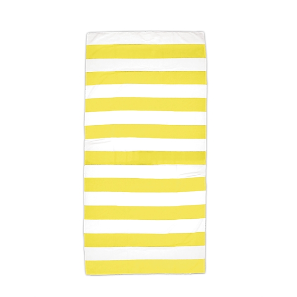 Horizontal Cabana Stripe Beach Towel - Horizontal Cabana Stripe Beach Towel - Image 8 of 8