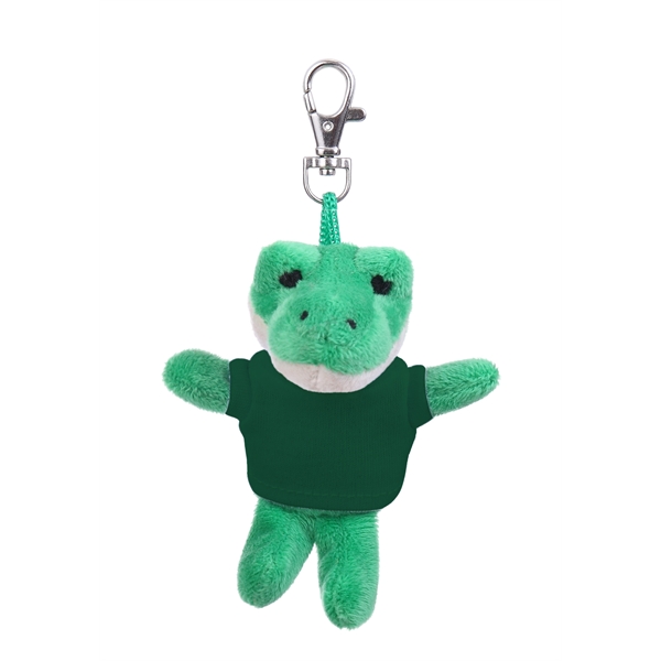 Soft Plush Alligator Keychain with Tee - Soft Plush Alligator Keychain with Tee - Image 2 of 11