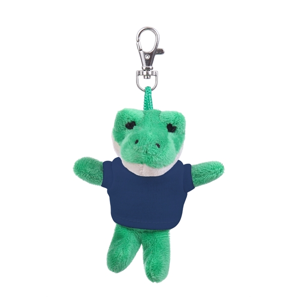 Soft Plush Alligator Keychain with Tee - Soft Plush Alligator Keychain with Tee - Image 5 of 11