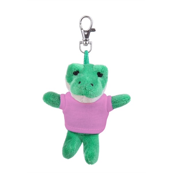 Soft Plush Alligator Keychain with Tee - Soft Plush Alligator Keychain with Tee - Image 7 of 11