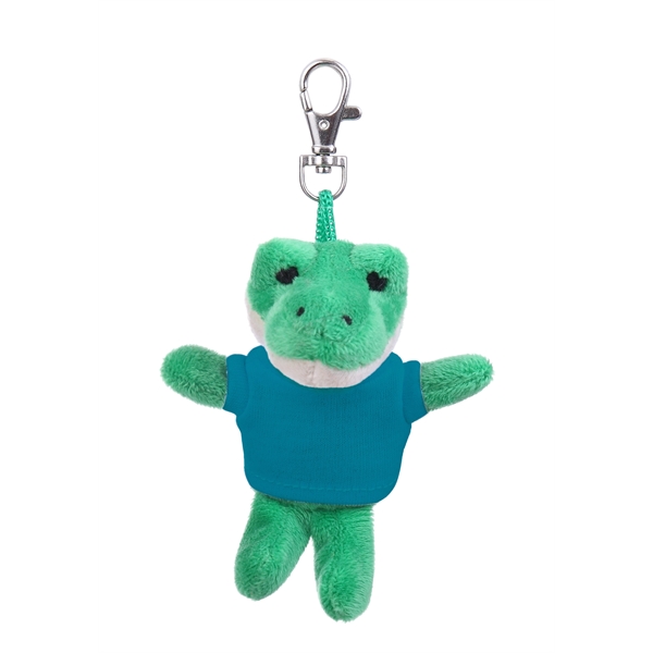Soft Plush Alligator Keychain with Tee - Soft Plush Alligator Keychain with Tee - Image 10 of 11