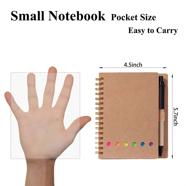 Sticky Note Notebook with Pen - Sticky Note Notebook with Pen - Image 2 of 3