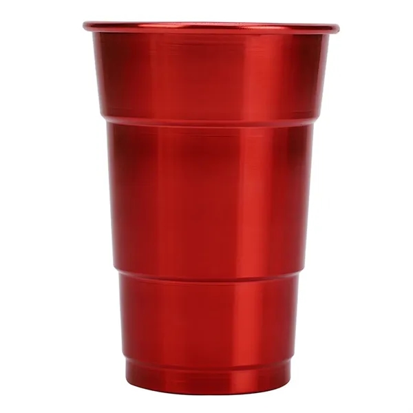 16 oz Aluminum Reusable Stadium Party Beer Cup - 16 oz Aluminum Reusable Stadium Party Beer Cup - Image 8 of 8