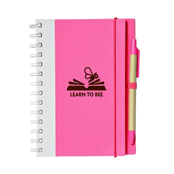 Duotone Bright Eco Notebook (1 Color) - Duotone Bright Eco Notebook (1 Color) - Image 2 of 3