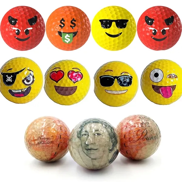 Customized Fun Golf Balls - Customized Fun Golf Balls - Image 0 of 6