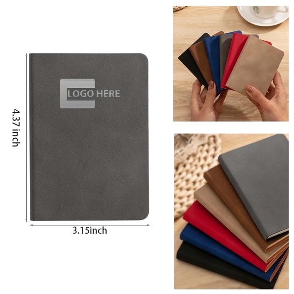 A7 Hardcover Leather Journal compact Notebook - A7 Hardcover Leather Journal compact Notebook - Image 0 of 1