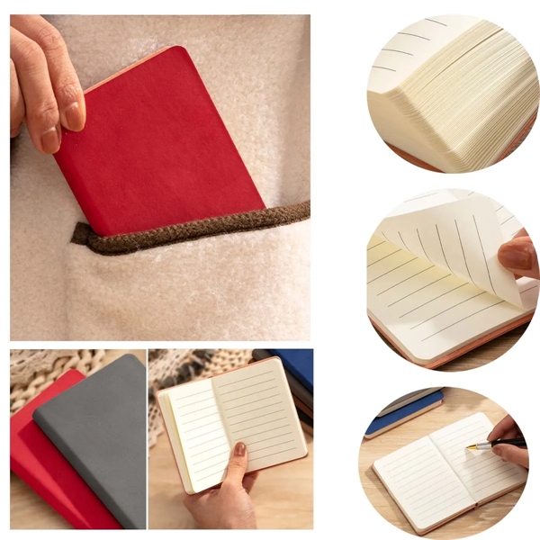 A7 Hardcover Leather Journal compact Notebook - A7 Hardcover Leather Journal compact Notebook - Image 1 of 1