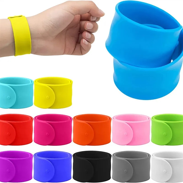 Silicone Slap Bracelets Wristbands - Silicone Slap Bracelets Wristbands - Image 2 of 2