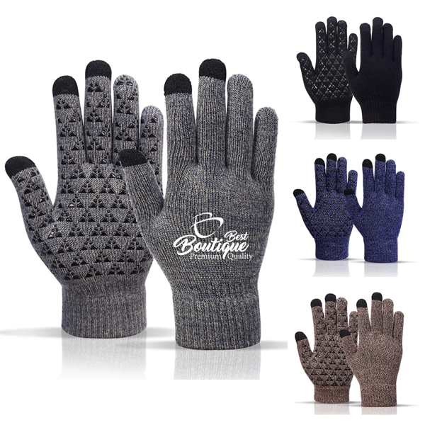 In Stock Touch Screen Texting Warm Therma Gloves - In Stock Touch Screen Texting Warm Therma Gloves - Image 0 of 9
