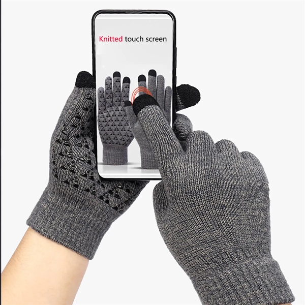 In Stock Touch Screen Texting Warm Therma Gloves - In Stock Touch Screen Texting Warm Therma Gloves - Image 1 of 9