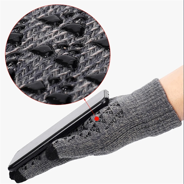 In Stock Touch Screen Texting Warm Therma Gloves - In Stock Touch Screen Texting Warm Therma Gloves - Image 2 of 9