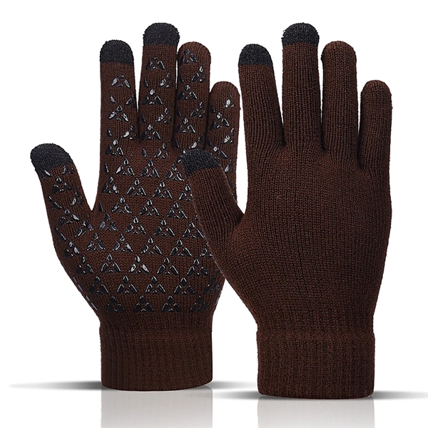 In Stock Touch Screen Texting Warm Therma Gloves - In Stock Touch Screen Texting Warm Therma Gloves - Image 6 of 9