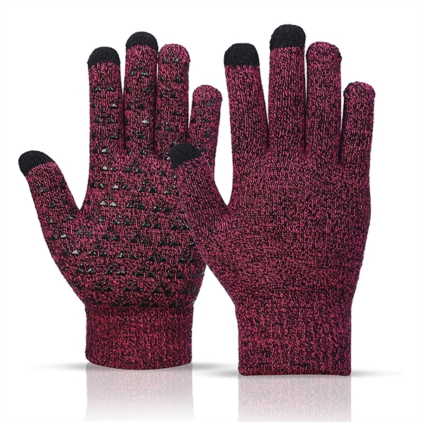 In Stock Touch Screen Texting Warm Therma Gloves - In Stock Touch Screen Texting Warm Therma Gloves - Image 9 of 9