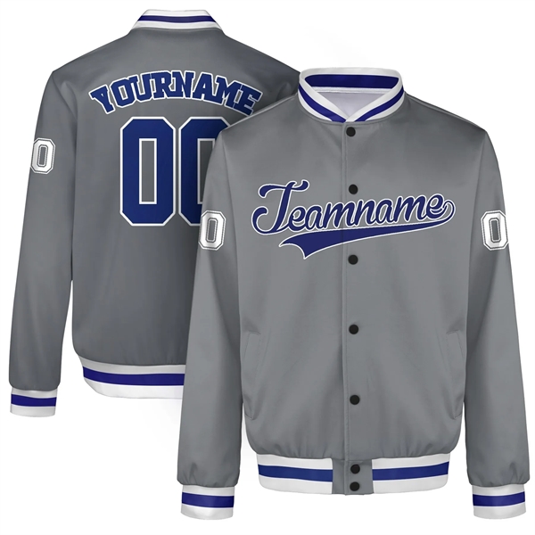 Custom Personalized Men's Varsity Jacket - Custom Personalized Men's Varsity Jacket - Image 5 of 11