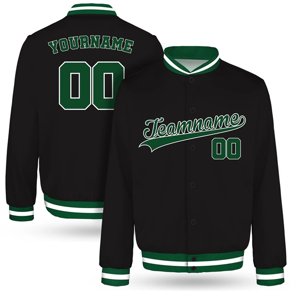 Custom Personalized Men's Varsity Jacket - Custom Personalized Men's Varsity Jacket - Image 6 of 11