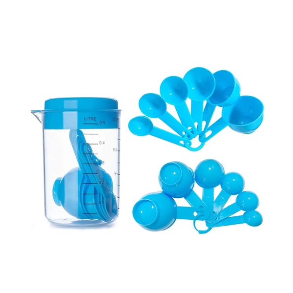 Environmentally Friendly Plastic Measuring Cup and Spoon - Environmentally Friendly Plastic Measuring Cup and Spoon - Image 0 of 6