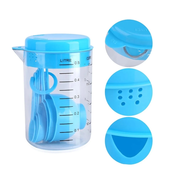 Environmentally Friendly Plastic Measuring Cup and Spoon - Environmentally Friendly Plastic Measuring Cup and Spoon - Image 3 of 6