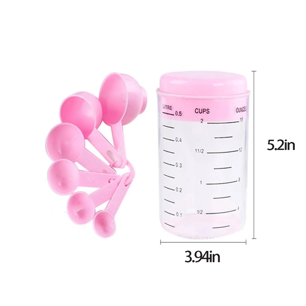 Environmentally Friendly Plastic Measuring Cup and Spoon - Environmentally Friendly Plastic Measuring Cup and Spoon - Image 4 of 6