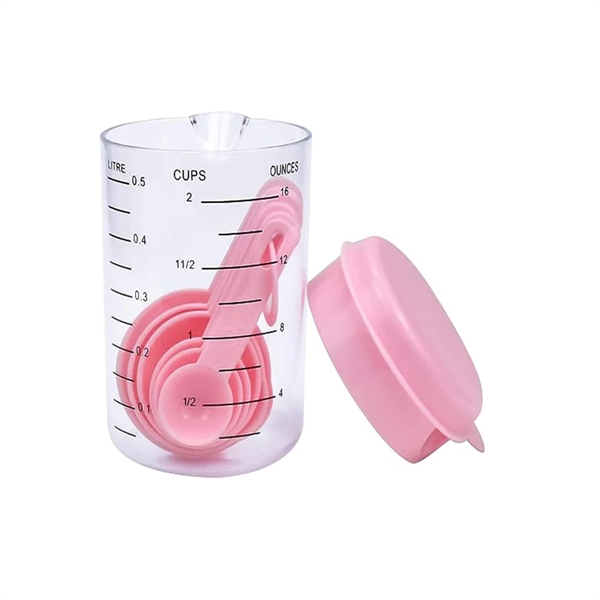 Environmentally Friendly Plastic Measuring Cup and Spoon - Environmentally Friendly Plastic Measuring Cup and Spoon - Image 5 of 6