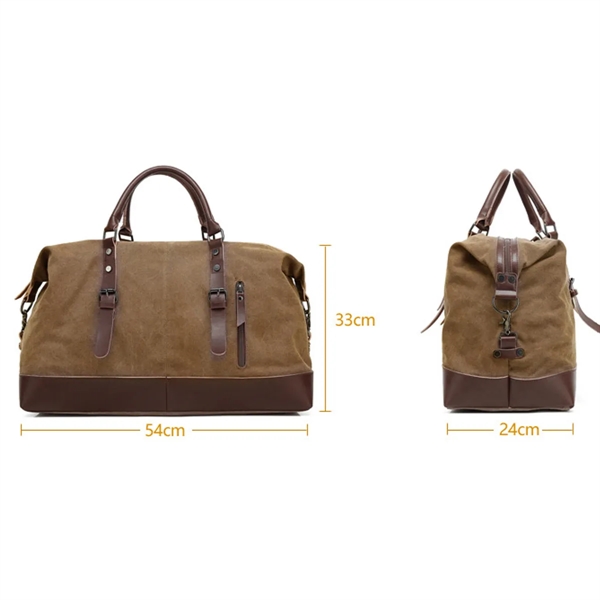 Canvas Duffle Luggage Bag - Canvas Duffle Luggage Bag - Image 2 of 2
