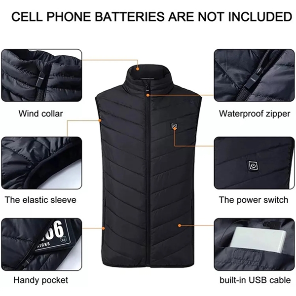 Electric Heated Vest - Electric Heated Vest - Image 3 of 3