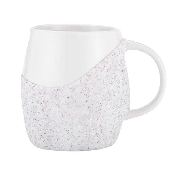 14 oz ceramic Rotunda Mug w/Glitter silicone grip - 14 oz ceramic Rotunda Mug w/Glitter silicone grip - Image 10 of 11