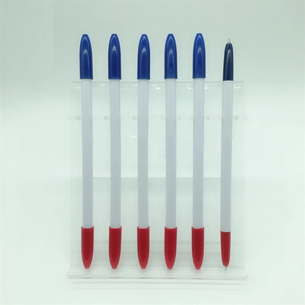 White Baccarat ball point pen - White Baccarat ball point pen - Image 1 of 1