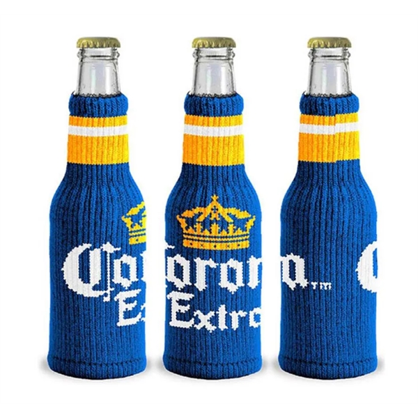 Knitted Beer Bottle Sleeve Sweater - Knitted Beer Bottle Sleeve Sweater - Image 5 of 6