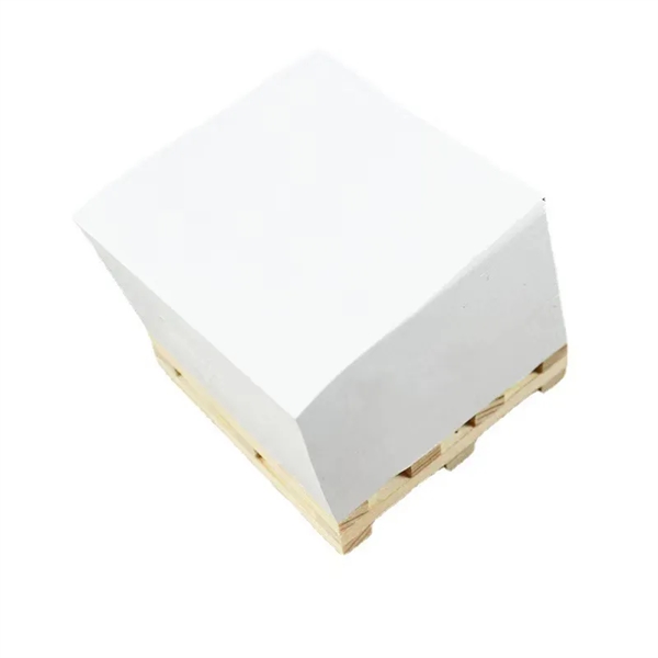 Note Pad With Wood Pallet Cube - Note Pad With Wood Pallet Cube - Image 1 of 1