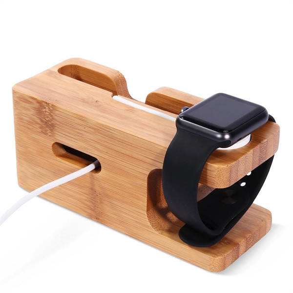 Bamboo Charging Stand - Bamboo Charging Stand - Image 3 of 4