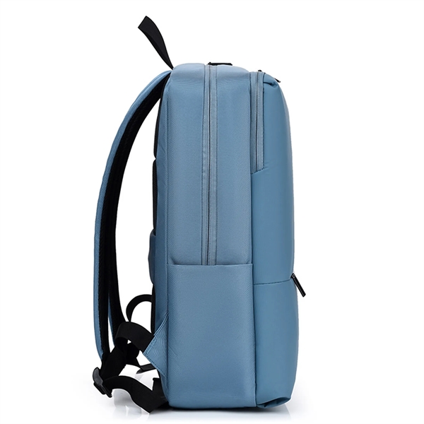 Nylon Business Shoulder Computer Backpack - Nylon Business Shoulder Computer Backpack - Image 2 of 5