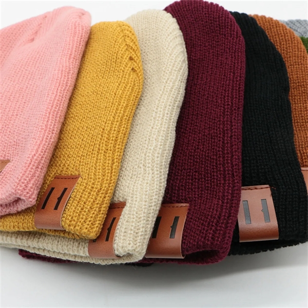 Autumn And Winter Warm Knitted All Match Beanie Cap - Autumn And Winter Warm Knitted All Match Beanie Cap - Image 1 of 9