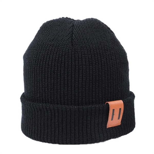 Autumn And Winter Warm Knitted All Match Beanie Cap - Autumn And Winter Warm Knitted All Match Beanie Cap - Image 4 of 9