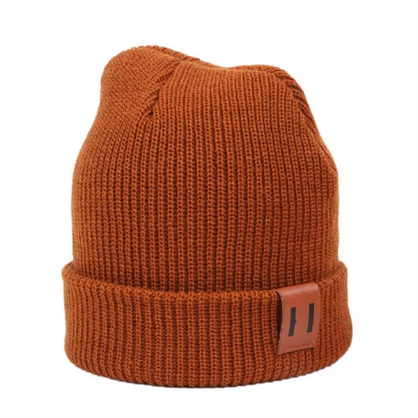 Autumn And Winter Warm Knitted All Match Beanie Cap - Autumn And Winter Warm Knitted All Match Beanie Cap - Image 5 of 9