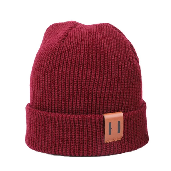 Autumn And Winter Warm Knitted All Match Beanie Cap - Autumn And Winter Warm Knitted All Match Beanie Cap - Image 6 of 9