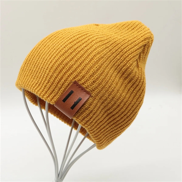 Autumn And Winter Warm Knitted All Match Beanie Cap - Autumn And Winter Warm Knitted All Match Beanie Cap - Image 9 of 9