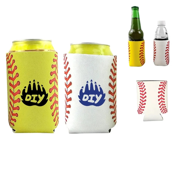 Baseball Swingsleeve Can Cooler - Baseball Swingsleeve Can Cooler - Image 0 of 3