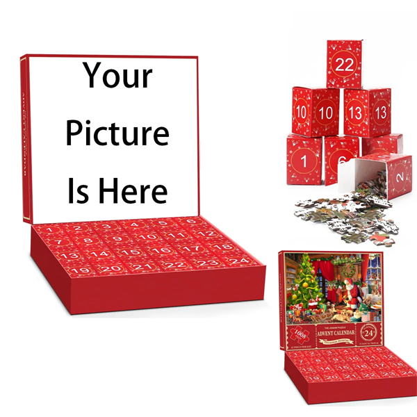 Customized Countdown Calendar Puzzle Gift Box - Customized Countdown Calendar Puzzle Gift Box - Image 0 of 7