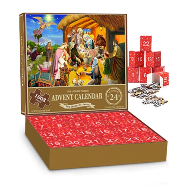 Customized Countdown Calendar Puzzle Gift Box - Customized Countdown Calendar Puzzle Gift Box - Image 5 of 7