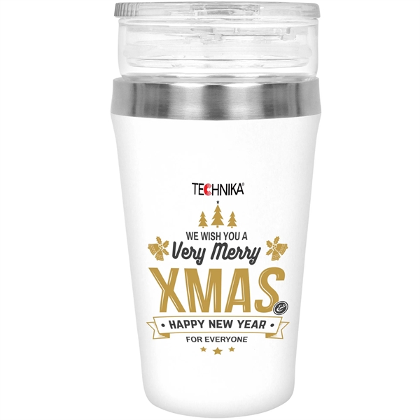 The Ascot Glass Stainless Combo Mug With Copper Lining - The Ascot Glass Stainless Combo Mug With Copper Lining - Image 0 of 5