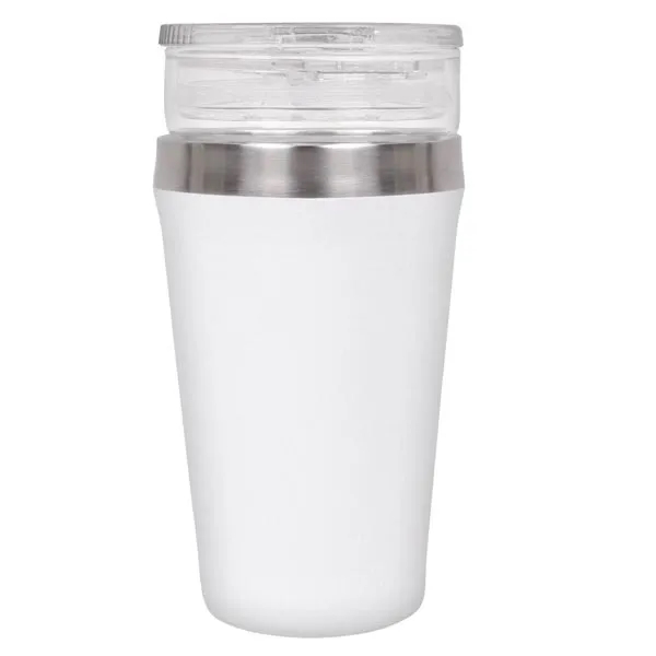 The Ascot Glass Stainless Combo Mug With Copper Lining - The Ascot Glass Stainless Combo Mug With Copper Lining - Image 1 of 5