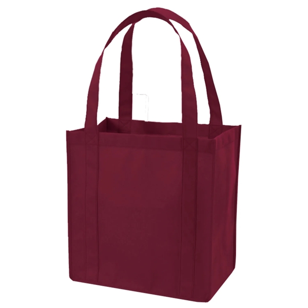 Non-Woven Tote Shopping Bag With bottom Gusset (12"x13"x8") - Non-Woven Tote Shopping Bag With bottom Gusset (12"x13"x8") - Image 5 of 26